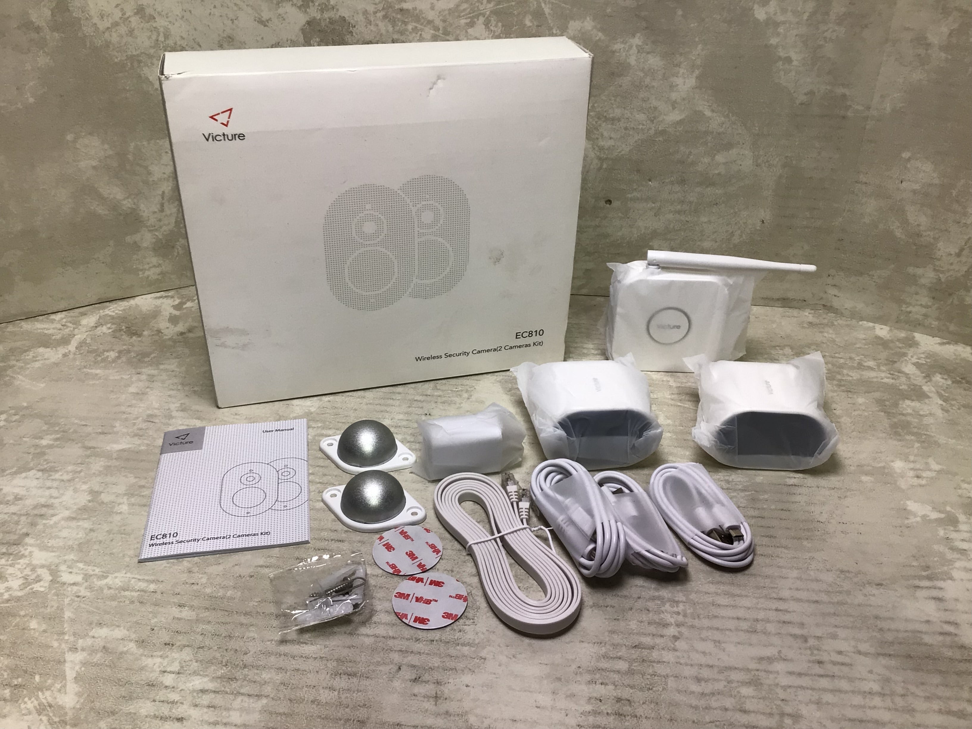 Victure EC810 Security Camera 1080P Wireless Security Camera Kit (7689385050350)